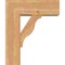 Ekena Millwork Funston Block Smooth Bracket w/ Offset Brace, Western Red Cedar, 7 1/2"W x 20"D x 24"H BKT0806X20X24FST05SWR - alternate 3